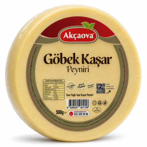 Akçaova Göbek Kaşar Peyniri 500 Gr.