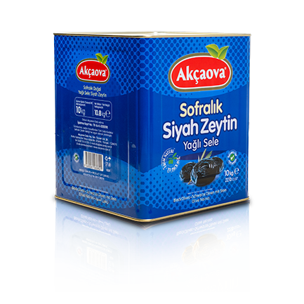 AKÇAOVA SİYAH ZEYTİN MAVİ TENEKE (231-260) KALİBRE