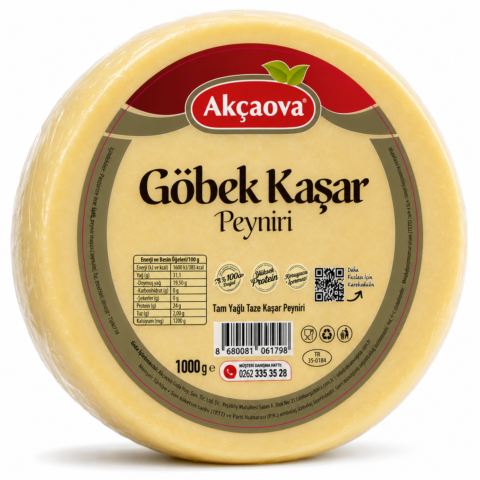 Akçaova Göbek Kaşar Peyniri 1000 Gr.