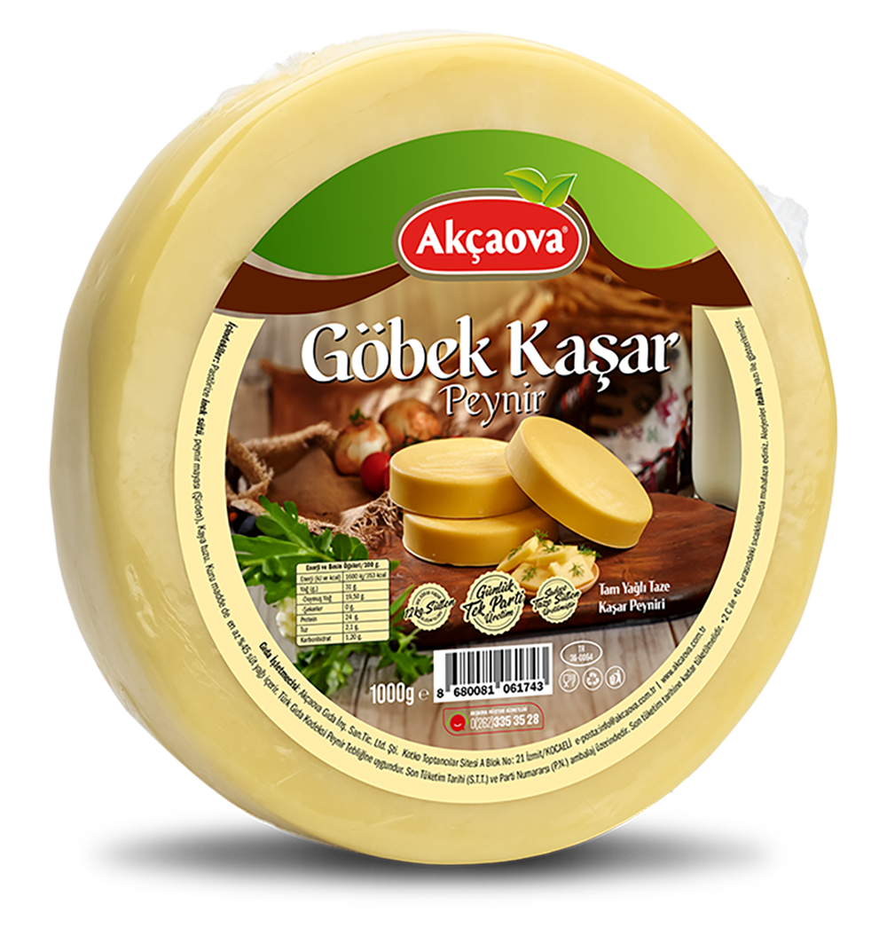 Akçaova Göbek Kaşar Peyniri 1000 Gr.