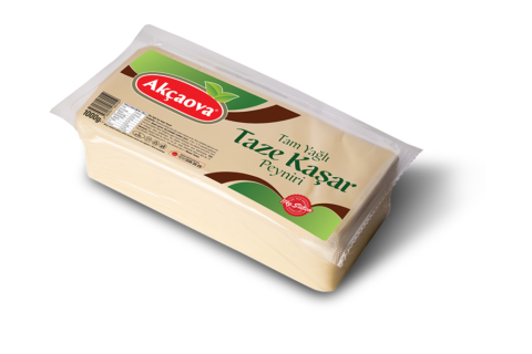 Akçaova Tam Yağlı Taze Kaşar Peyniri 1000 Gr.
