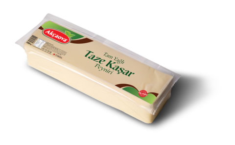 Akçaova Tam Yağlı Taze Kaşar Peyniri 2000 Gr.