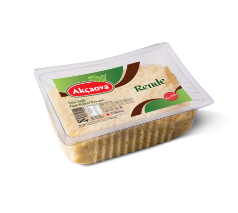 Akçaova Tam Yağlı Taze Kaşar Peyniri 1000 Gr. (Rende)